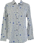 W2426410 MISTY JADE COTTON PRINT SHIRT Corfu Jeans