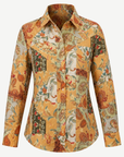 Sage Patchwork Shirt Corfu Jeans