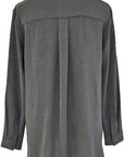 W2426511 BLACK SOFT PRINT SHIRT Corfu Jeans