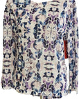 W2438580 INDIGO VINE PAPER PRINT KNIT Corfu Jeans