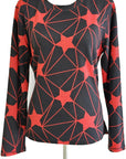 W2438586 FRACTURED STAR SOFT BRUSHED KNIT Corfu Jeans