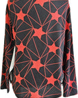W2438586 FRACTURED STAR SOFT BRUSHED KNIT Corfu Jeans