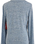 W2438647 SAPPHIRE PRINTED SOFT KNIT Corfu Jeans