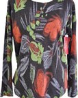 W2438735 SHAMROCK PRINTED SOFT KNIT Corfu Jeans