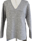 W2449167 SILVER PEARL MOHAIR LOOK YARN KNIT Corfu Jeans