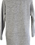 W2449167 SILVER PEARL MOHAIR LOOK YARN KNIT Corfu Jeans