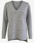 W2449167 SILVER PEARL MOHAIR LOOK YARN KNIT Corfu Jeans