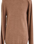 W2449223 COFFEE PLAIN JERSEY KNIT Corfu Jeans