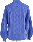 W2449241 SAPPHIRE CABLE KNIT FULL SLEEVE JUMPER Corfu Jeans