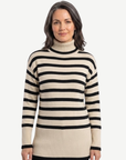 W2449244 SAND/BLACK FASHION KNIT STRIPE Corfu Jeans