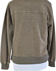 W2458701 OLIVE COTTON KNIT TOP Corfu Jeans