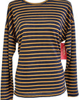 W2458717 HONEY STRIPE SOFT BRUSHED KNIT TOP Corfu Jeans