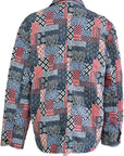 W2467669 TEAL PATCHWORK QUILTEDJACKET Corfu Jeans