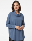 Teal Crinkle Long Sleeve Top Corfu Jeans