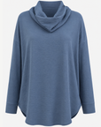 Teal Crinkle Long Sleeve Top Corfu Jeans