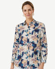 Velvet Bloom Printed Long Sleeve Shirt Corfu Jeans