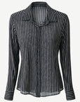 Black White Stripe Shirt Corfu Jeans