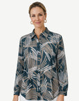 Pattern Break Printed Long Sleeve Shirt Corfu Jeans
