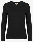 Essential Cotton Long Sleeve Tee - Black Corfu Jeans