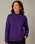 Essential Cotton Long Sleeve - Eggplant Corfu Jeans