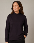 Essential Cotton Long Sleeve - Ink Corfu Jeans
