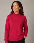 Essential Cotton Long Sleeve - Lipstick Corfu Jeans