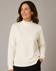 Essential Cotton Long Sleeve - Vanilla Corfu Jeans