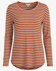 Cinnamon Stripe Long Sleeve Tee Corfu Jeans