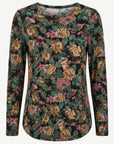 Floral Tapestry Printed Knit Top Corfu Jeans