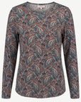 Tranquil Blue Long Sleeve Knit Top Corfu Jeans