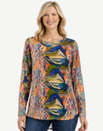 Veiled Emotion Long Sleeve Knit Top Corfu Jeans