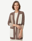 Mocha Edge to Edge 3 Tone Jacket Corfu Jeans