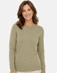 Sage Plain Jersey Knit Corfu Jeans
