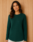 Everpine Soft Knit Jumper Corfu Jeans