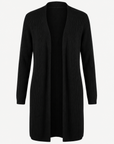 Black Soft Knit Longline Cardigan Corfu Jeans