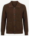 Coffee Knit Shacket Corfu Jeans