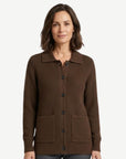 Coffee Knit Shacket Corfu Jeans