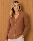 Espresso Cable Knit Jersey Corfu Jeans