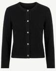 Black Cotton Blend Knit Jumper Corfu Jeans