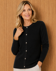 Black Cotton Blend Knit Jumper Corfu Jeans