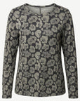 Dark Meadow Cashmere Touch Knit Long Sleeve Top Corfu Jeans