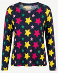 Star Bright Soft Brushed Knit Long Sleeve Top Corfu Jeans