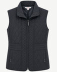 Black Poly Nylon Vest Corfu Jeans