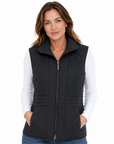Black Poly Nylon Vest Corfu Jeans