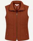 Chesnut Poly Nylon Vest Corfu Jeans