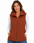 Chesnut Poly Nylon Vest Corfu Jeans