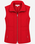 Red Poly Nylon Vest Corfu Jeans