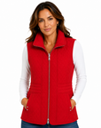 Red Poly Nylon Vest Corfu Jeans