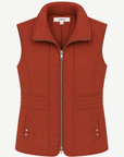 Russet Poly Nylon Vest Corfu Jeans