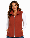 Russet Poly Nylon Vest Corfu Jeans